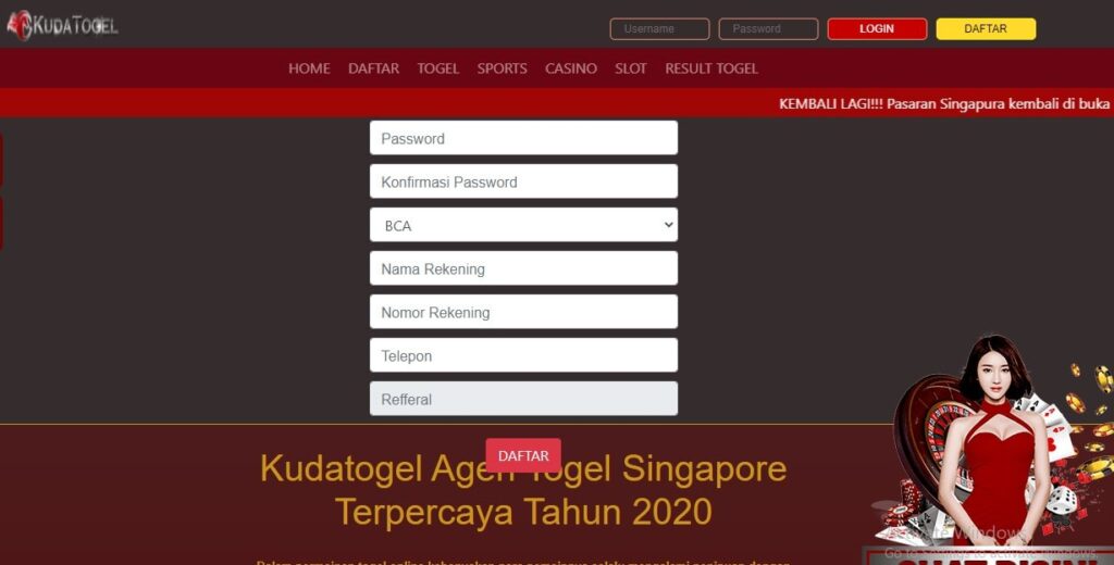 Daftar Togel Online