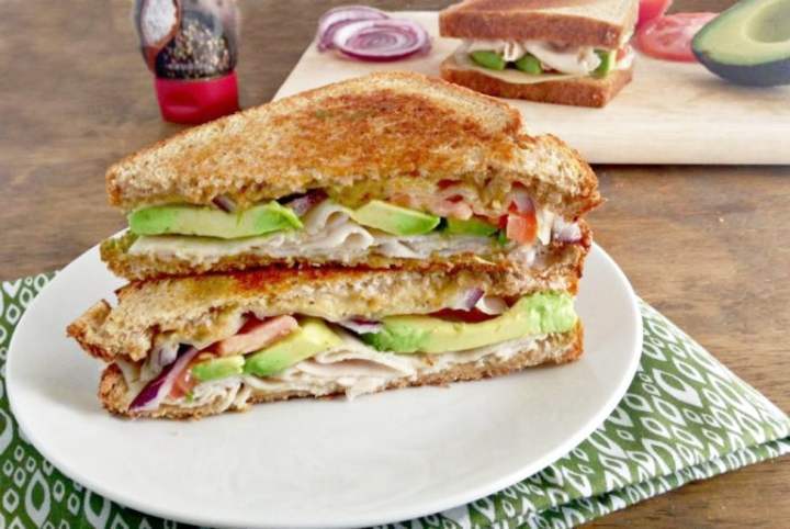 Grilled Turkey Avocado Sandwiches - Your Choice Nutrition